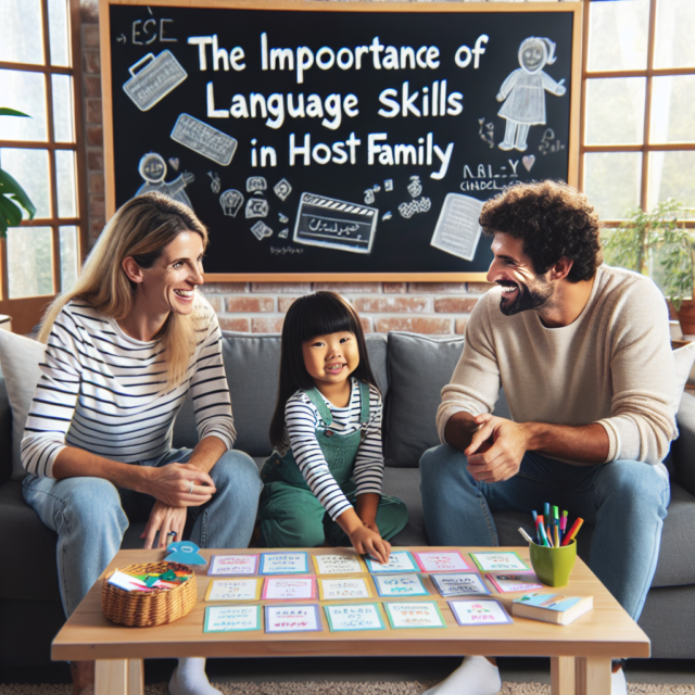 Host family childcare language skills
